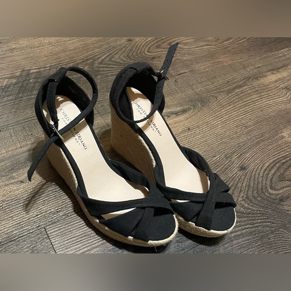 Christian Siriano Shoes - NWOT Black Women’s Christian Siriano Wedges